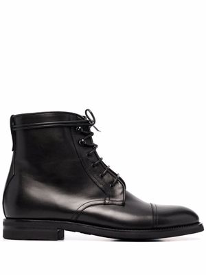 Scarosso Paolo ankle leather boots - Black