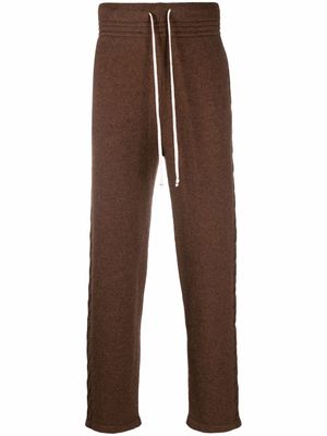 Les Tien cashmere knit track pants - Brown