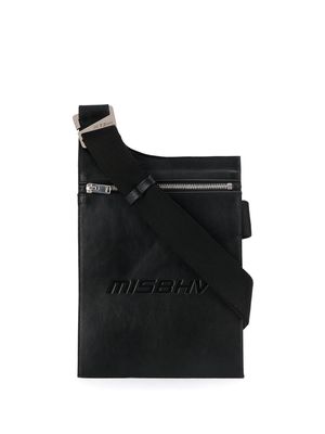 MISBHV embossed logo envelope shoulder bag - Black