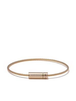 Le Gramme 9g cable bracelet - Gold