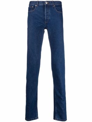 A.P.C. mid-rise slim-fit jeans - Blue