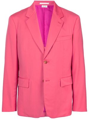 Comme Des Garçons Homme Plus single-breasted fitted blazer - Pink