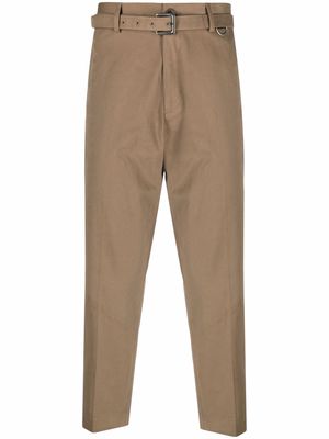 Low Brand straight-leg cropped chinos - Neutrals