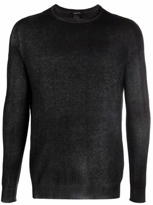 Avant Toi round neck cashmere jumper - Black