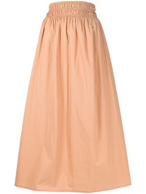 Faithfull the Brand Kiera A-line midi skirt - Orange