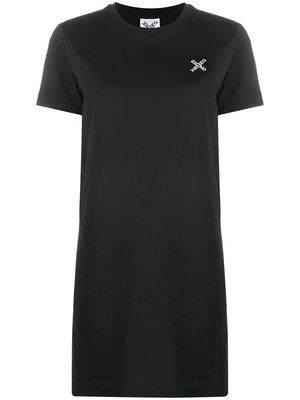 Kenzo logo print T-shirt dress - Black