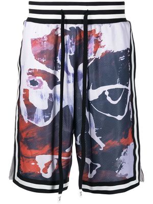 Haculla Painted Basketball track shorts - Multicolour