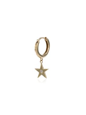 Andrea Fohrman Hoop Star single earring - GOLD