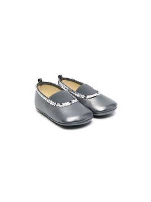 Pèpè sequin-embellished ballerina shoes - Grey