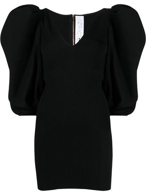 AZ FACTORY MyBody puff sleeve dress - Black