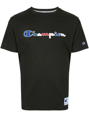 Champion logo-print crew neck T-Shirt - Black