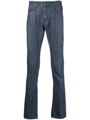 ETRO slim-cut cotton jeans - Blue