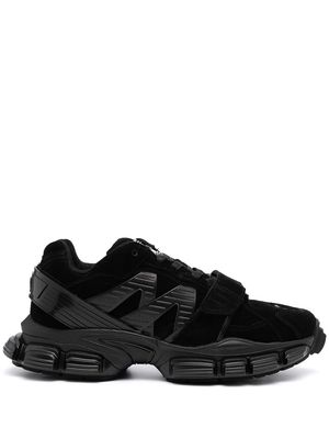 Juun.J ridged-sole sneakers - Black