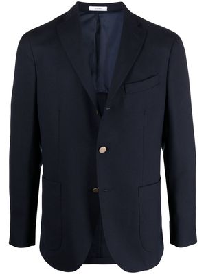 Boglioli button-front blazer - Blue
