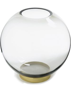 AYTM Globe vase with stand - Black