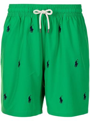 Polo Ralph Lauren logo-embroidered swim shorts - Green