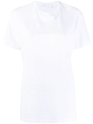 WARDROBE.NYC round neck cotton T-shirt - White