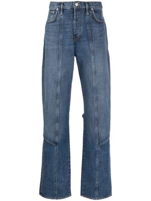 Kenzo straight-leg apron jeans - Blue