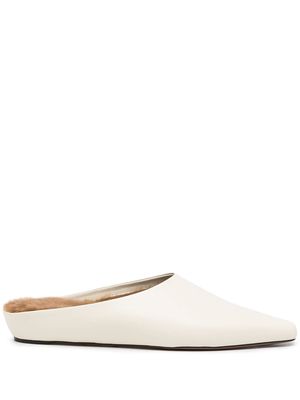 NEOUS pointed-toe mules - White