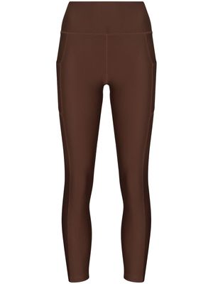 Abysse Earle 7/8 length leggings - Brown