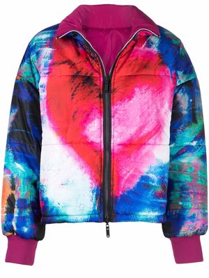 Just Cavalli reversible padded jacket - Blue