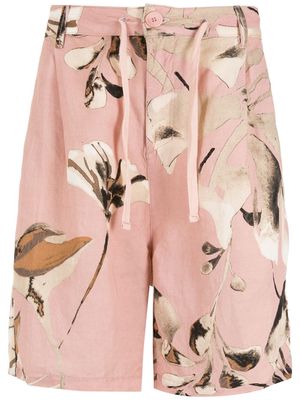 Osklen Oil Blush casual shorts - Pink