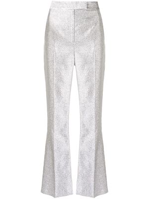 3.1 Phillip Lim metallic tailored trousers - Silver