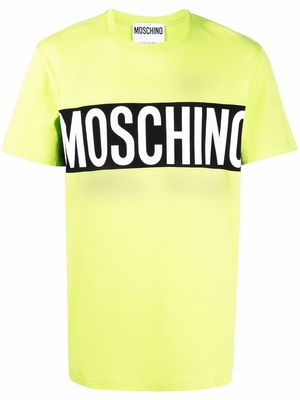 Moschino logo-print cotton T-shirt - Green