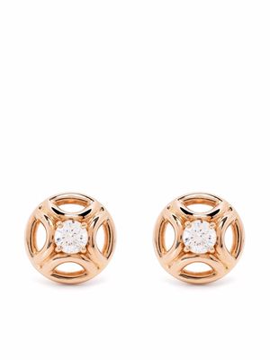 Loyal.e Paris 18kt recycled rose gold Perpétuel.le diamond earrings - Pink