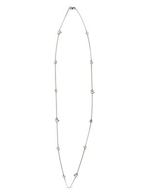 CHANTECLER 18kt rose gold heart charm necklace - Pink