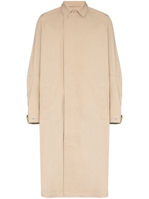 Tom Wood button-up trench coat - Neutrals