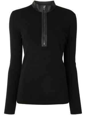 TOM FORD fitted zip-up jumper - Black