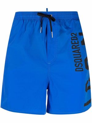 Dsquared2 Icon-print swim shorts - Blue