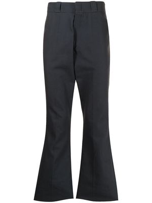 Raf Simons flared tailored trousers - Grey