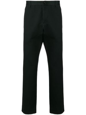 Gucci logo stitched tailored trousers - Black