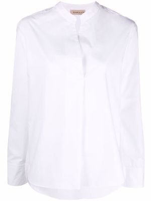 Blanca Vita Bamboo concealed shirt - White