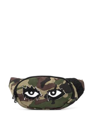 Haculla Hac Eyes camouflage belt bag - Green