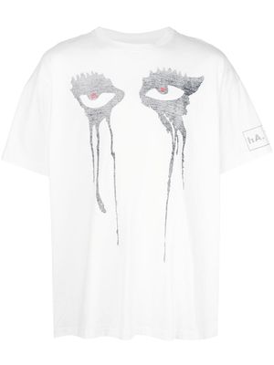 Haculla Moody Eyes T-shirt - White