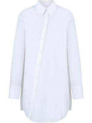 PortsPURE asymmetric button-up shirt - White