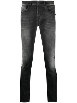 DONDUP stonewashed bootcut jeans - Black