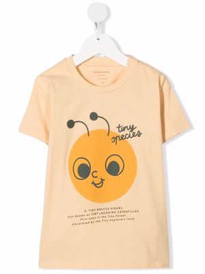 Tiny Cottons graphic-print organic cotton T-shirt - Neutrals