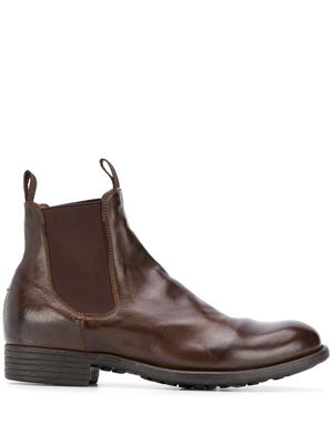Officine Creative leather Chelsea boots - Brown