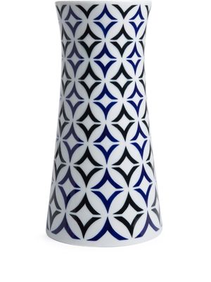 Sargadelos Jarron Galium geometric-pattern vase - White