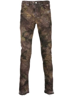 Purple Brand rusted effect skinny jeans