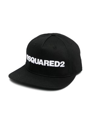Dsquared2 Kids embroidered logo cap - Black