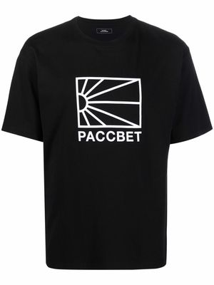 PACCBET logo-print cotton T-Shirt - Black