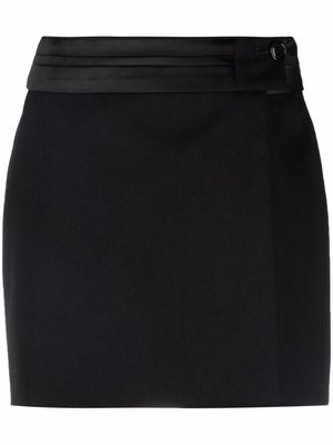 AMI Paris high-waist mini skirt - Black