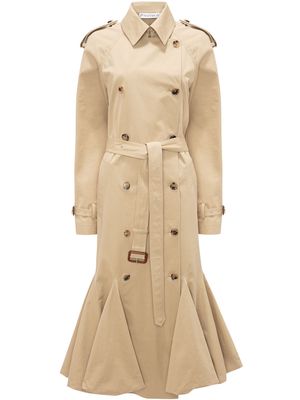 JW Anderson cape detail trench coat - Neutrals