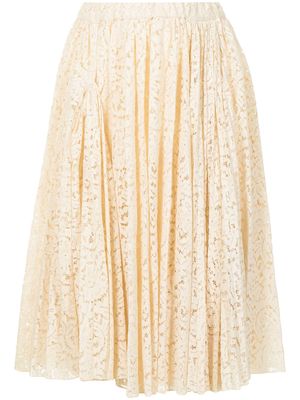 Nº21 lace pleated skirt - 1213