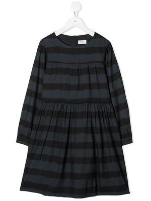 Buho striped smock dress - Grey